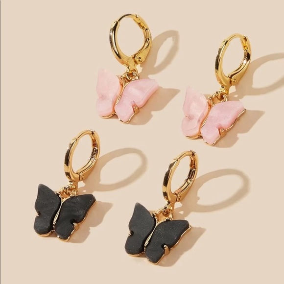 Butterfly earrings - Picture 2 of 2